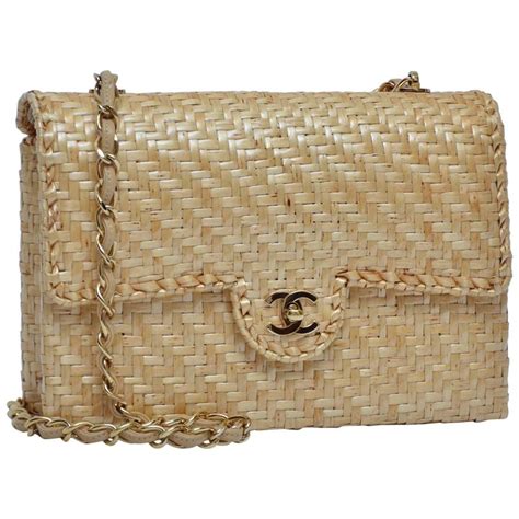 chanel straw bag 2024